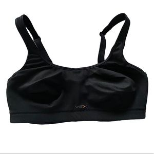 VSX Sport Black Mesh Sports Bra 34D